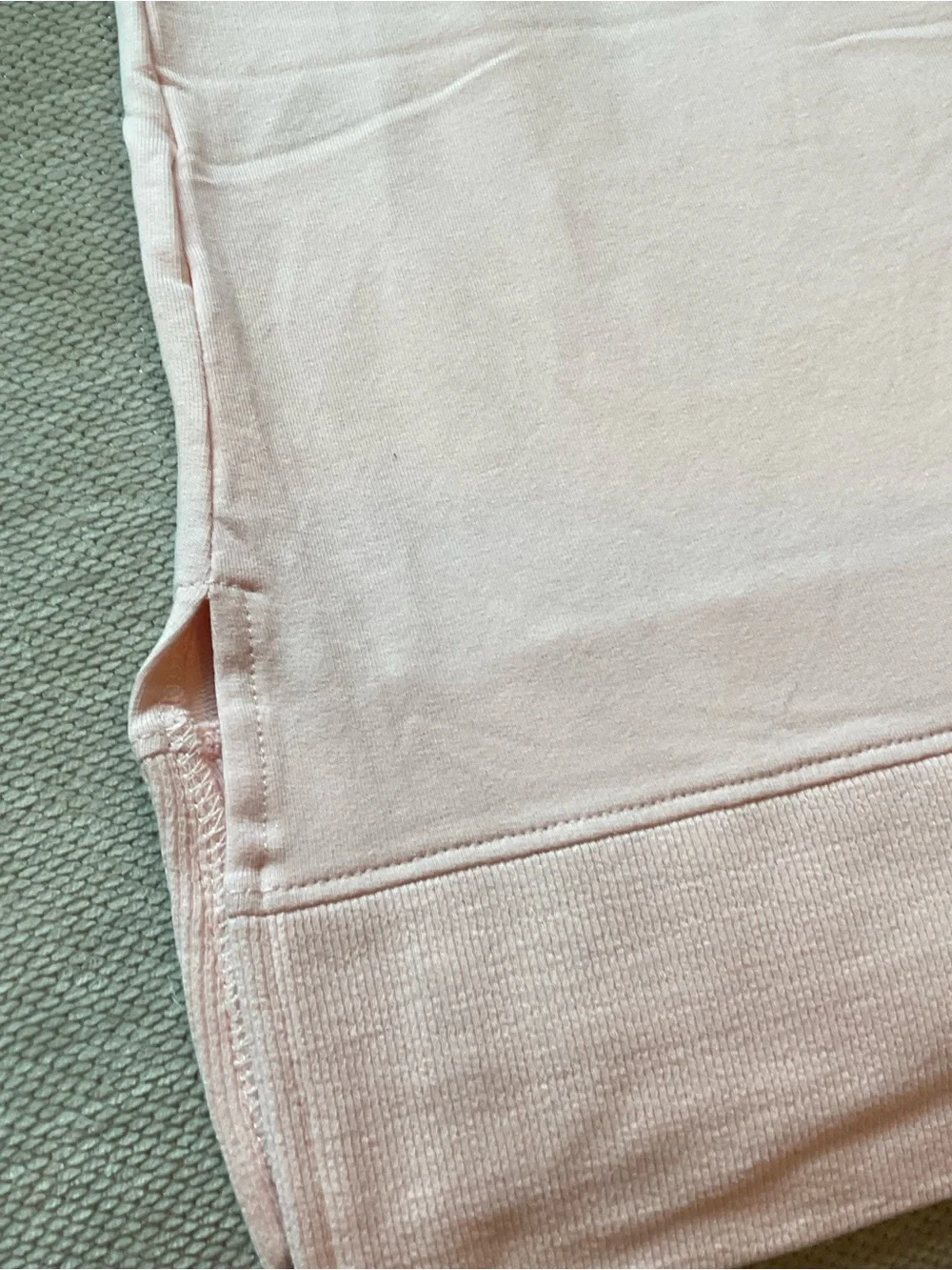 Light Pink Holiday Graphic Sweatshirt Top with Festive Characters